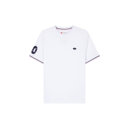 White Cotton T-Shirt XV France Eden Park