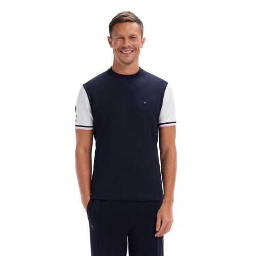 Cotton T-Shirt XV de France Navy White Eden Park