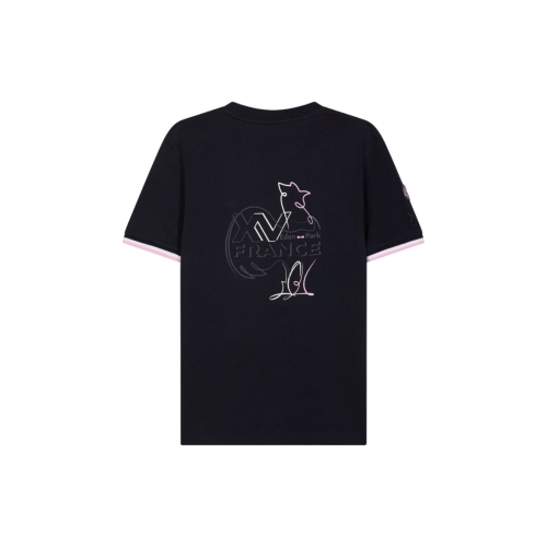 Navy Cotton T-Shirt XV de France Eden Park