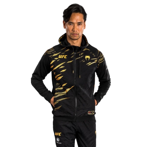 UFC Fusion by Venum Walkout Hoodie Champion Edition Black Gold