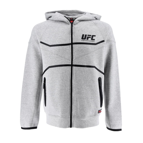 UFC Zip Hoodie Fleece Grey Men