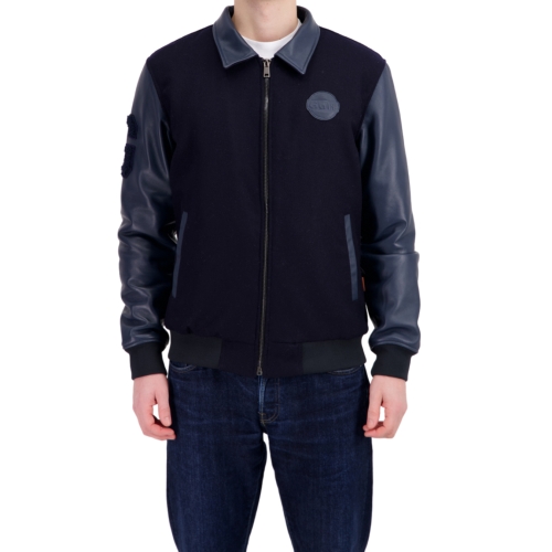 Gulf Premium Varsity Navy Blue Jacket Men