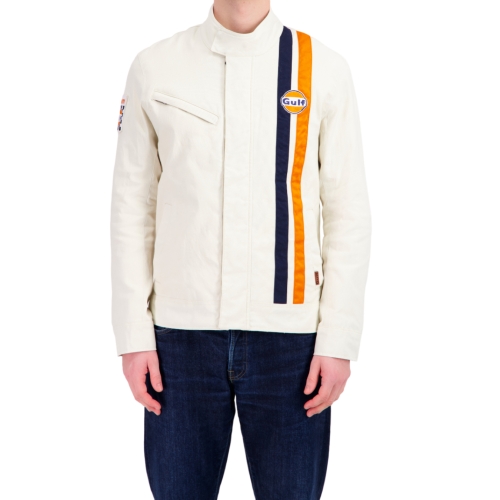 GULF Timeless History Men's Jacket - white GUF24_VSH_TLW