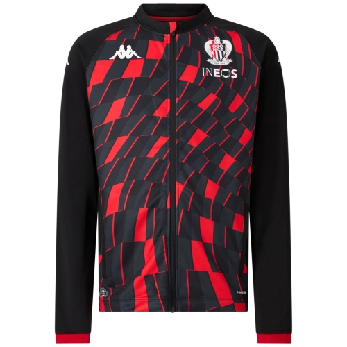 OGC Nice Home Pre-Match Player Jacket Black