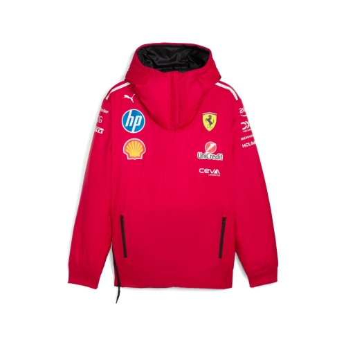 Men Scuderia Ferrari Rev Jacket Dark Cherry