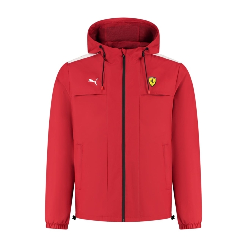 Men Scuderia Ferrari Jacket Dark Cherry