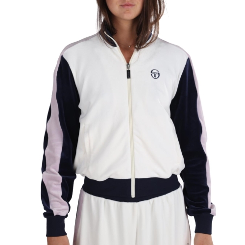 Sergio Tacchini Croazia Tracktop White Navy Jacket For Women