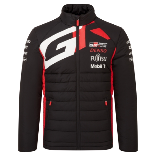 Toyota Gazoo Racing Team Black Puffer Jacket Men