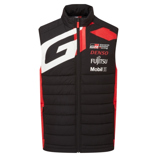 Toyota Gazoo Racing Team Black Sleeveless Jacket Men