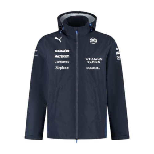 Men Williams Racing Rainjacket Navy