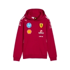 Kids Scuderia Ferrari Hoodie Dark Cherry